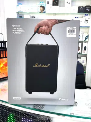 Marshall Tufton 80 Watt Wireless Bluetooth Portable Speaker (Black & Brass)