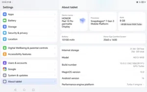 للبيع: تابلت HONOR Pad 10 شبه جديد مع كيبورد وملحقاته.. أداء خارق وسعر لُقطة!