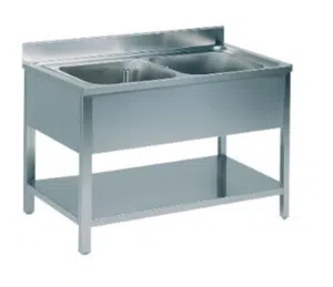 Stainless Steel Custom Fabrication Tables Sinks Gas Cooker تفصيلات ستانلس ستيل طاولات مغاسل طباخات