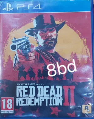 ps4 cd   red dead redemption 2