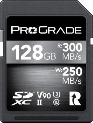 ProGrade Digital SDXC UHS-II V90 300R Memory Card (128GB)