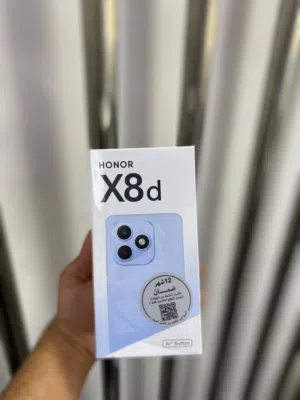 Honor X8D 8RAM / 256GB جديد بالكرتونة كفالة الوكيل الرسمي وشركتنا 3 سنوات