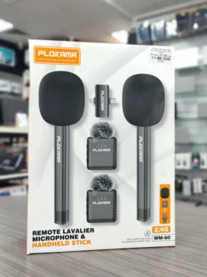 Brand New Plokama Lavalier Mic in Oman  2.4GHz wireless  1 Year Warranty