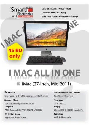 Apple iMac 27” – Big Screen, Smooth Performance – Best Deal!