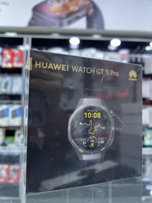العرض الاقوى على ساعة هواوي GT5 Pro Balck (46mm) فقط لدى ليما موبايل الان جديدة مسكرة