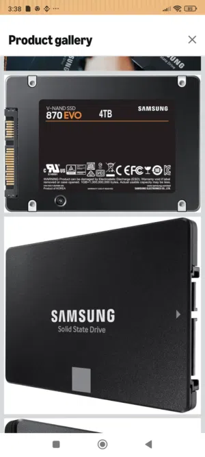 samsung ssd 870 evo