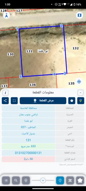 Residential Land for Sale in Amman Abu Alanda