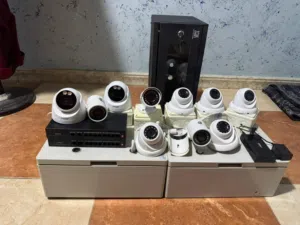 كاميرات مراقبة Dahua شبكية (IP) بدقة 4MP عدد 10 مع السويتشات