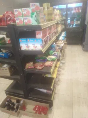 رفوف وسطي + حائط