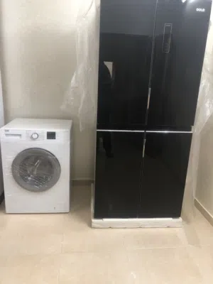 موجود تلاجه Gold اربع ابواب  وغساله beko 7كيلو