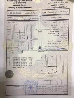 Residential Land for Sale in Al Dakhiliya Bidbid