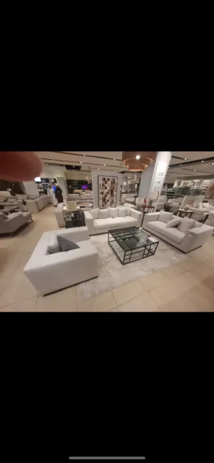 طقم كنب معيشه جديد استعمال اسبوعين فقط