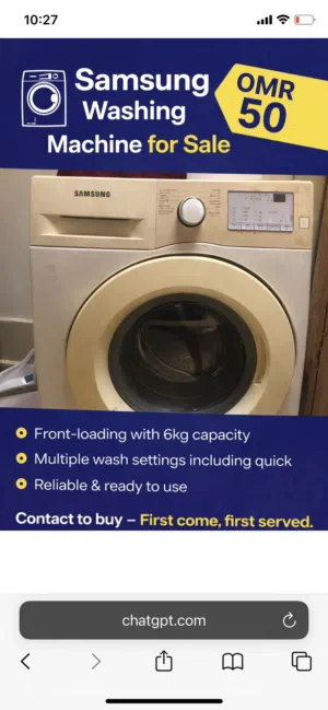 Samsung washing machine