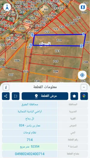 فرصة استثمارية ذهبية: أرض شاسعة في قلب البادية الشمالية بسعر لا يُصدق