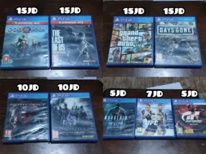 9 سيديات PS4 للبيع من 5 إلى 15