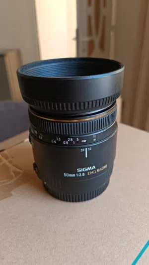 Sigma 50mm f/2.8 EX DG Macro Lens for Canon عدسة سيغما ماكرو لكاميرات كانون