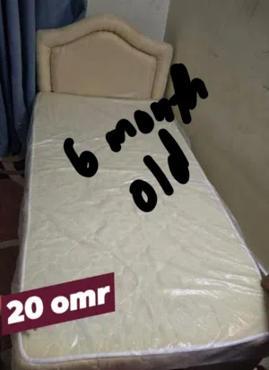 6 month old single bed with foam