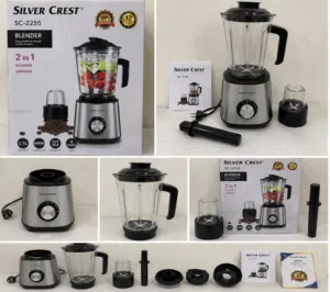 خلاط Silver Crest SC-2255 جديد بالكارتون مع جميع الملحقات