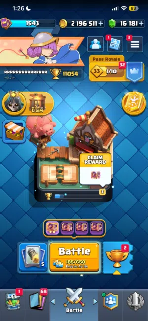 حساب كلاش رويال للبيع clash royal account for sale صنع 2020