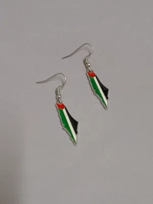 حلق إذن خريطة فلسطين