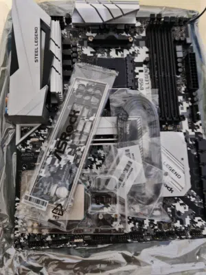 مذربورد asrock steel legend b450 am4 جديدة