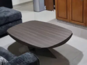 طاولة خشبية ثقيلة وفخمة