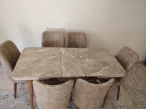 طقم طاولة طعام مكون من 6 قطع