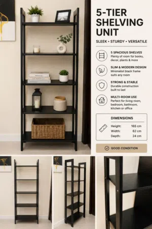 black modern cabinetry