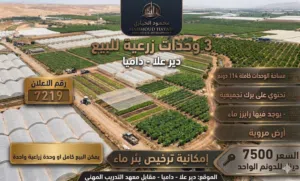 Farm Land for Sale in Salt Deir Alla
