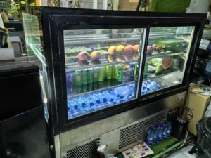 It's brand new cold chiller for fruits and cake