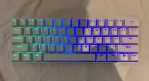 White Redragon K530 Pro Draconic 60% Wireless RGB Mechanical Keyboard