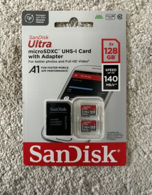 Sandisk sd card with reader