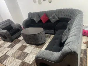 طقم كنب كورنر كما هو موضح بالصور