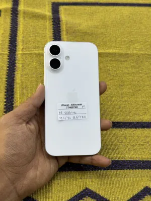 iPhone 16 256GB battery 92% good price all orginal device good price