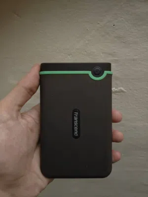 هارد خارجي ترانسنت 2 تيرا اشتغل 5 أيام فقط نظيف جدا جدا transcend HDD 2T