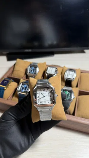 ساعات كارتير كوبي ماستر اعلى صنف  Cartier santos copy master high quality