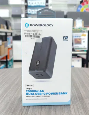 Brand New Powerology Onyx Power Bank in Oman  Laptop charging  1 Year Warranty