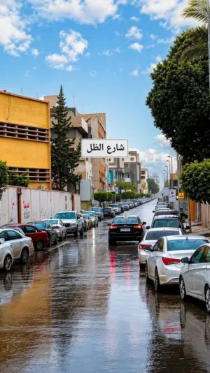 صالة الايجار شارع الظل 230متر 6سرانتيات