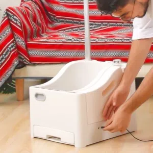 عملية سهلة مع منتج غسيل الاقدام جهاز الوضوء Wudu مع بطارية داخلية لتسهيل النقل وعملية تصريف داخلي