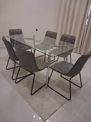 Dining table with 6 chairs