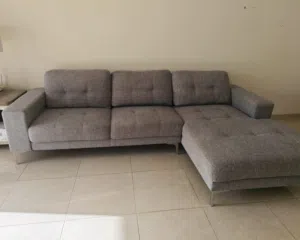 Gilbert 3-Seater Fabric Right Corner Sofa - Grey Like New!!! PRICE NON NEGOTIABLE PLEASE