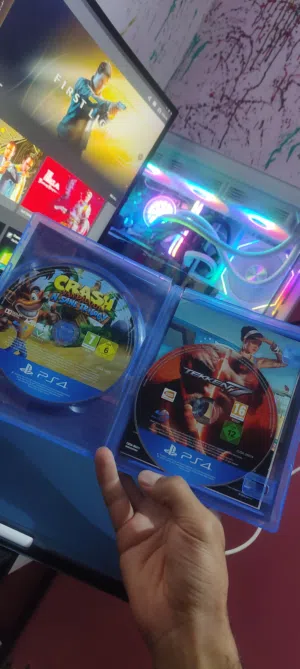 اقراص تكن 7 وكراش ps4