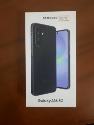 سامسونج A36 5G جديد اصفار ذاكره 256 رام 12