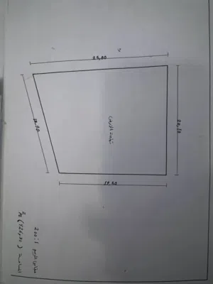 قطعة ارض للبيع طريق الشط