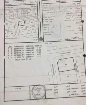 مفتوحه من ثلاث جهات ارض سوبر كونر