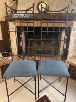 كراسي ديكور حديد Vintage wrought iron chair