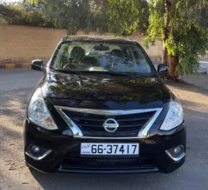 نيسان صني موديل 2019 فحص كامل وفل اتوماتيك اسود مميز كاش او بالتقسيط