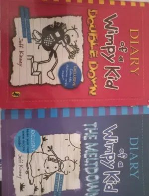 كتابين diary of a wimpy kid