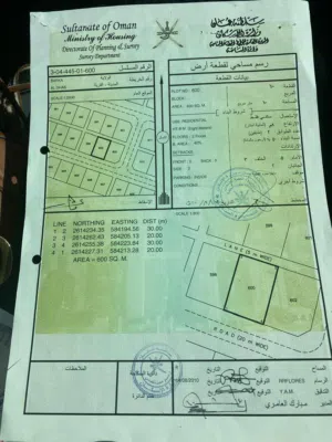 ارض للبيع في بركا ( الدهس )