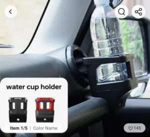 حامل الكوب اسود جديد سوزوكي جيمني cup holder new for suzuki jimny